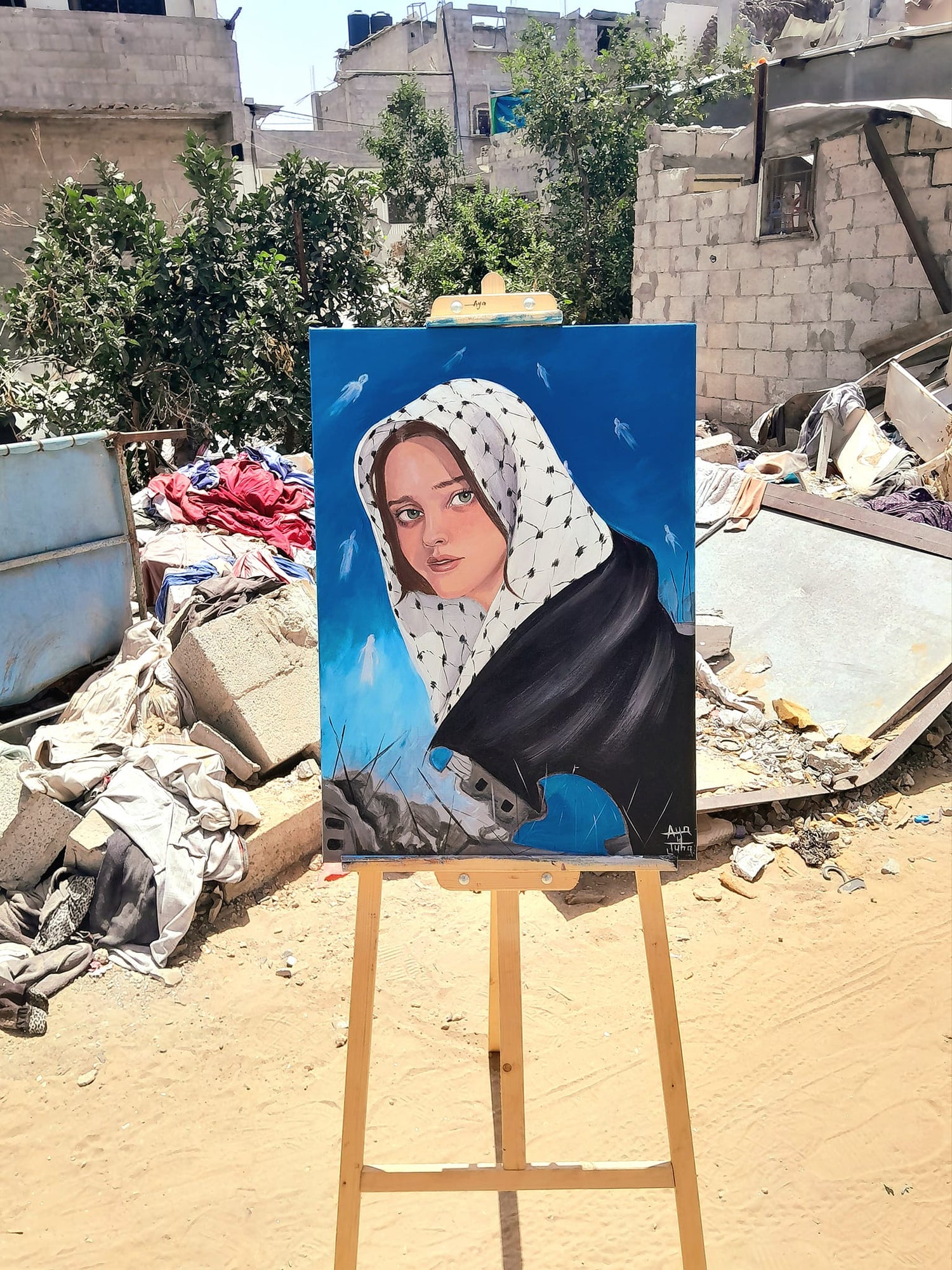 Echoes of Resilience: Art from Gaza's Shadows